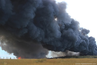 Violent Fire At Higgins Car Dismantlers - Sept 13th 2016